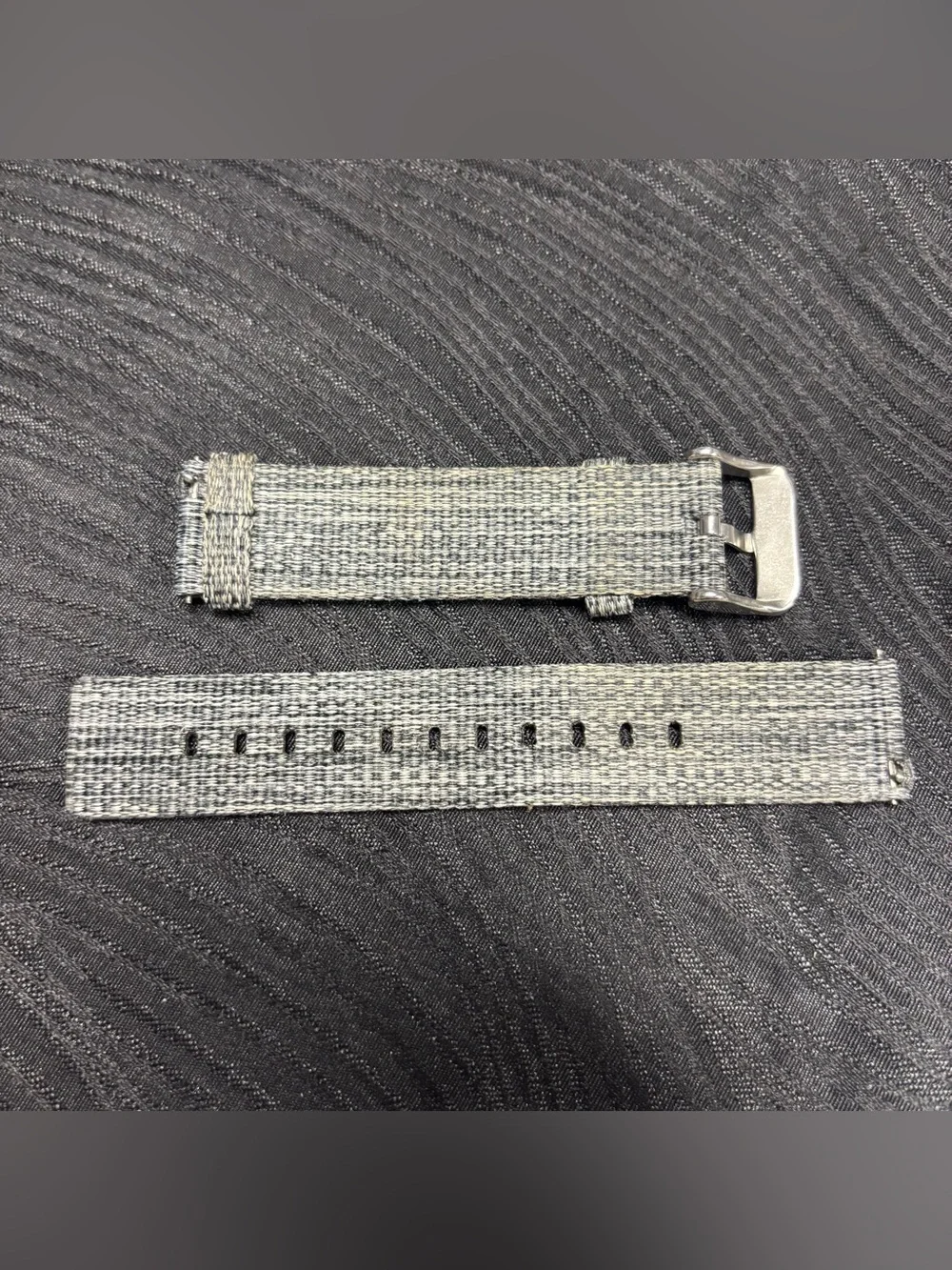 ~BUNDLE ONLY~ 20mm Gray Fabric Watch Band - Quick Release